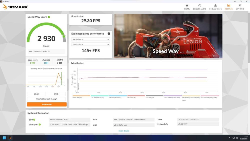 PC Gaming Ryzen 5 7600X/RX9060XT 16GB/32GB RAM/1TB SSD/650W PSU/RGB