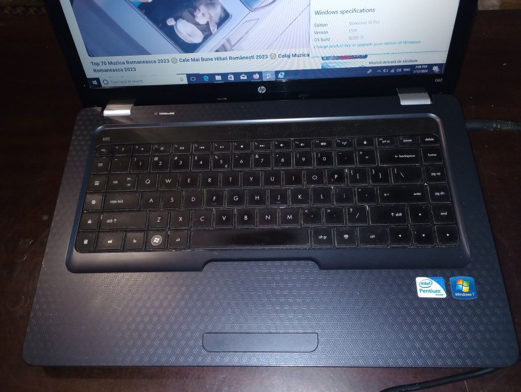 Laptop HP ,HDMI, Office,webcam,320 gb, 4 GB ram, f.ieftin