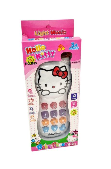 Telefon jucarie cu melodii-Hello Kitty