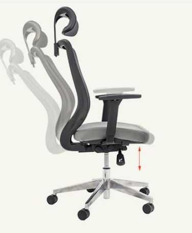 Ергономичен офис стол ChairPro 1000 H – сив