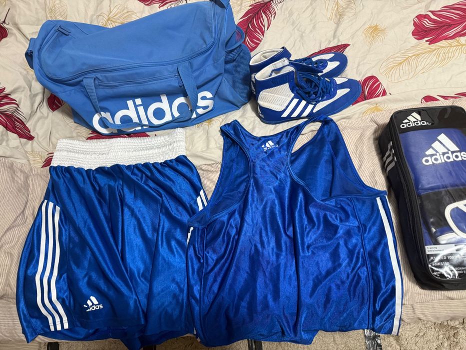 Echipament box Adidas blue 7/10