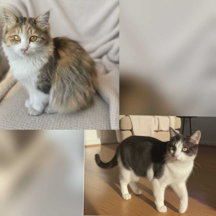 Молодые кошки (8 месяцев). Бесплатно