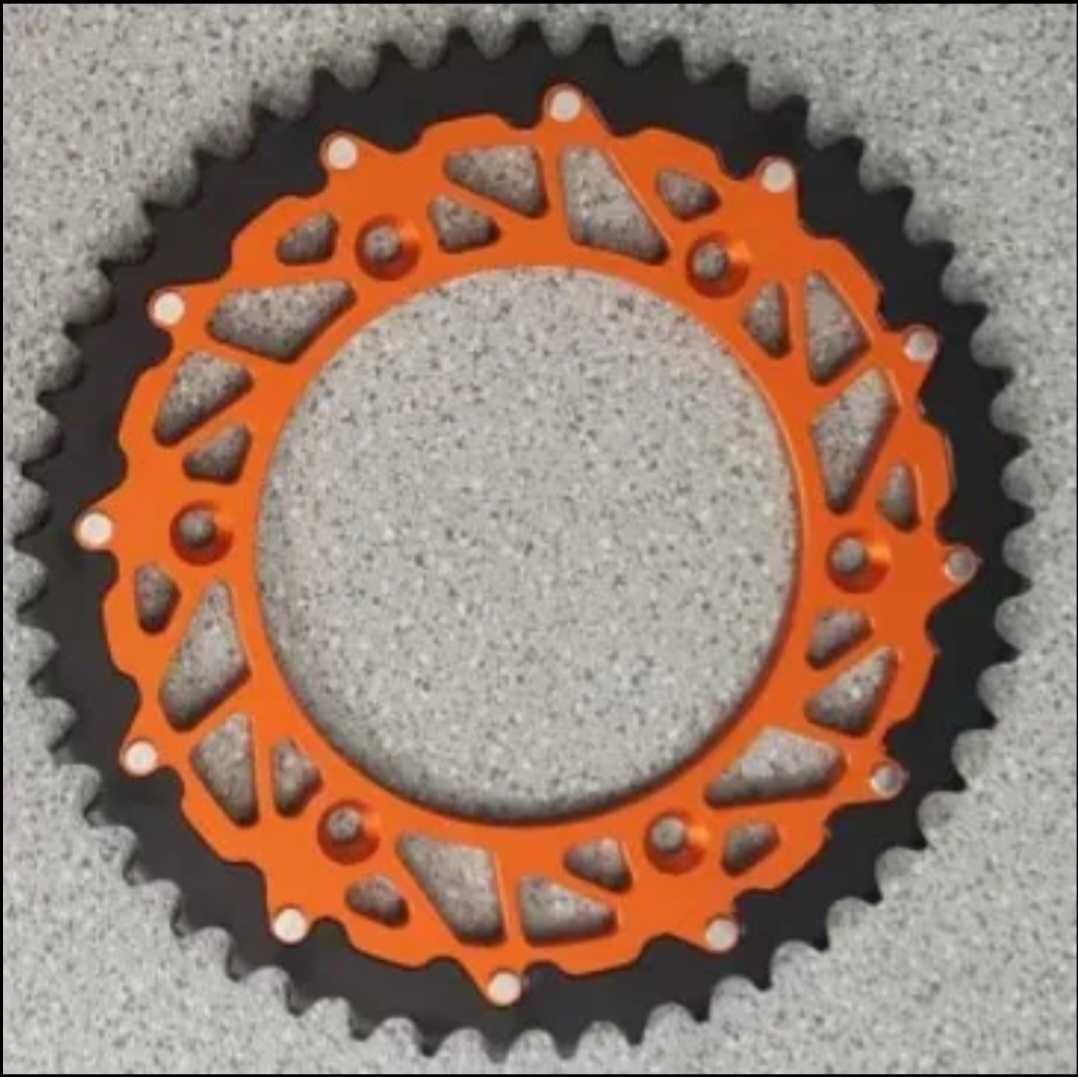 Двукомпонентен пиньон зъбак зъбчатка 50T 52T за KTM exc sxf450,250,350