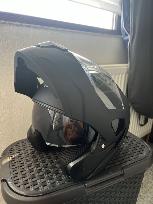 Casca motocicleta scuter s-m