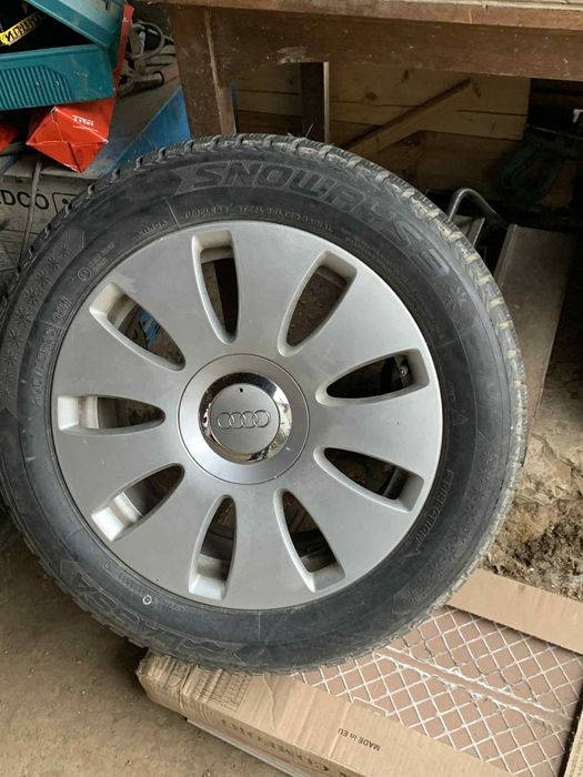 Джанти 5x112 16 passat,audi със много добри зимни гуми