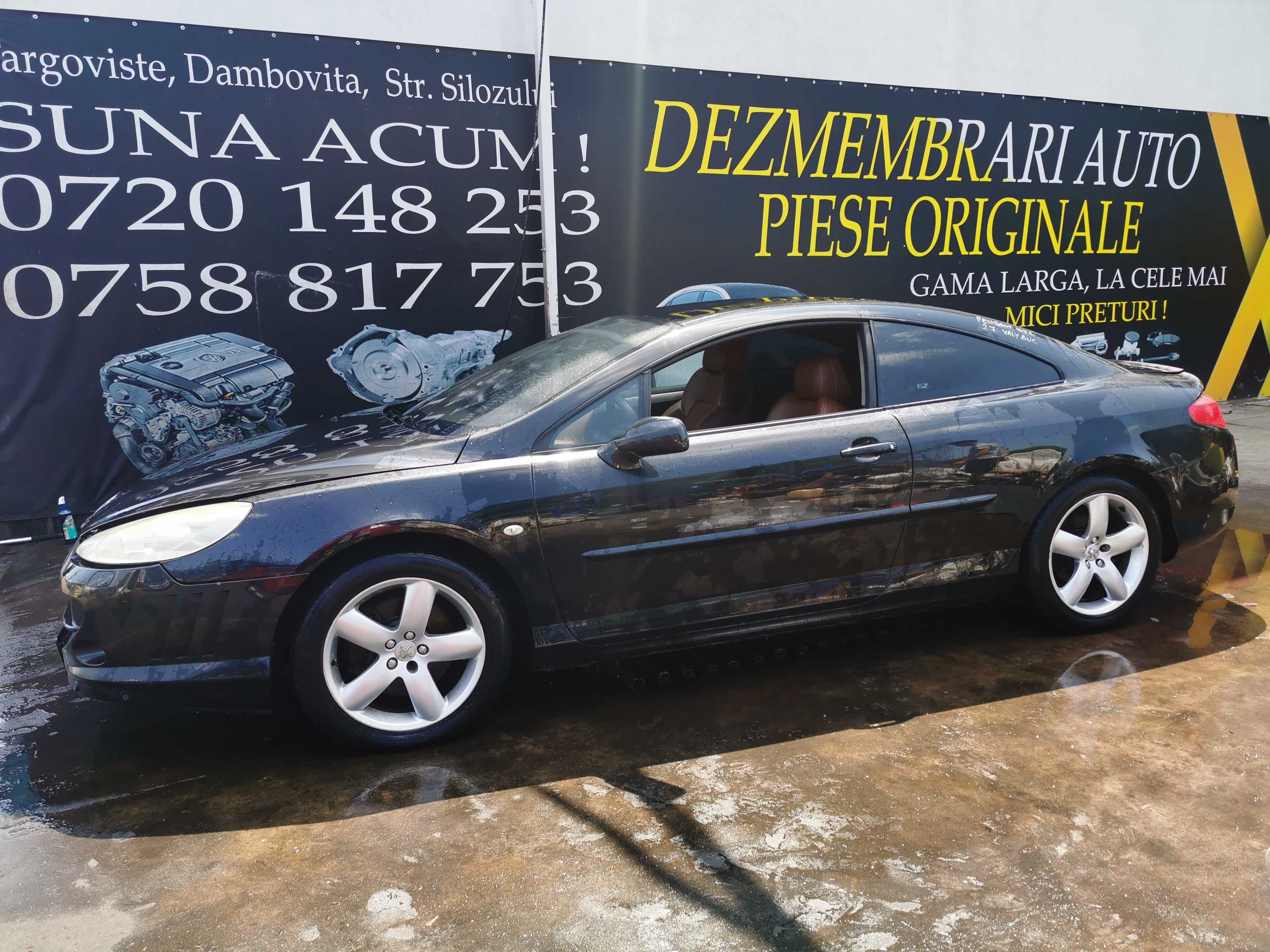 Dezmembrez peugeot 407 coupe 2.7 hdi/bara fata 407/far/capota/aripa/