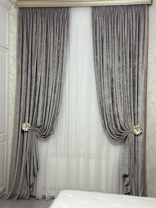 Стирка штор 18000 сум/1 м