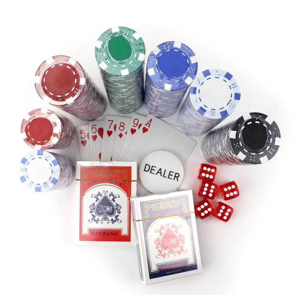 Poker Set  200 Jetoane Servieta Aluminiu