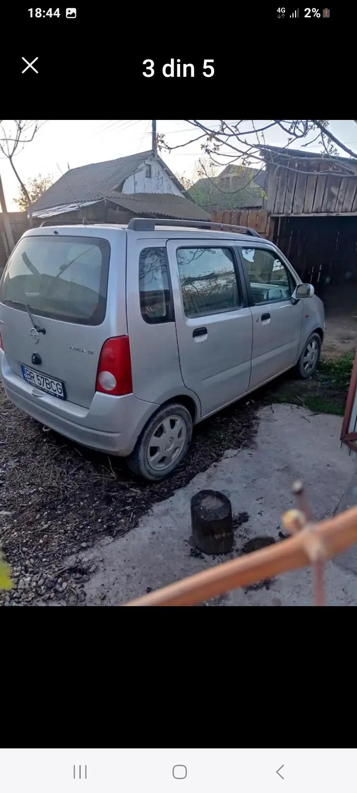 Opel Agila 12 Detali la numărul de telefon