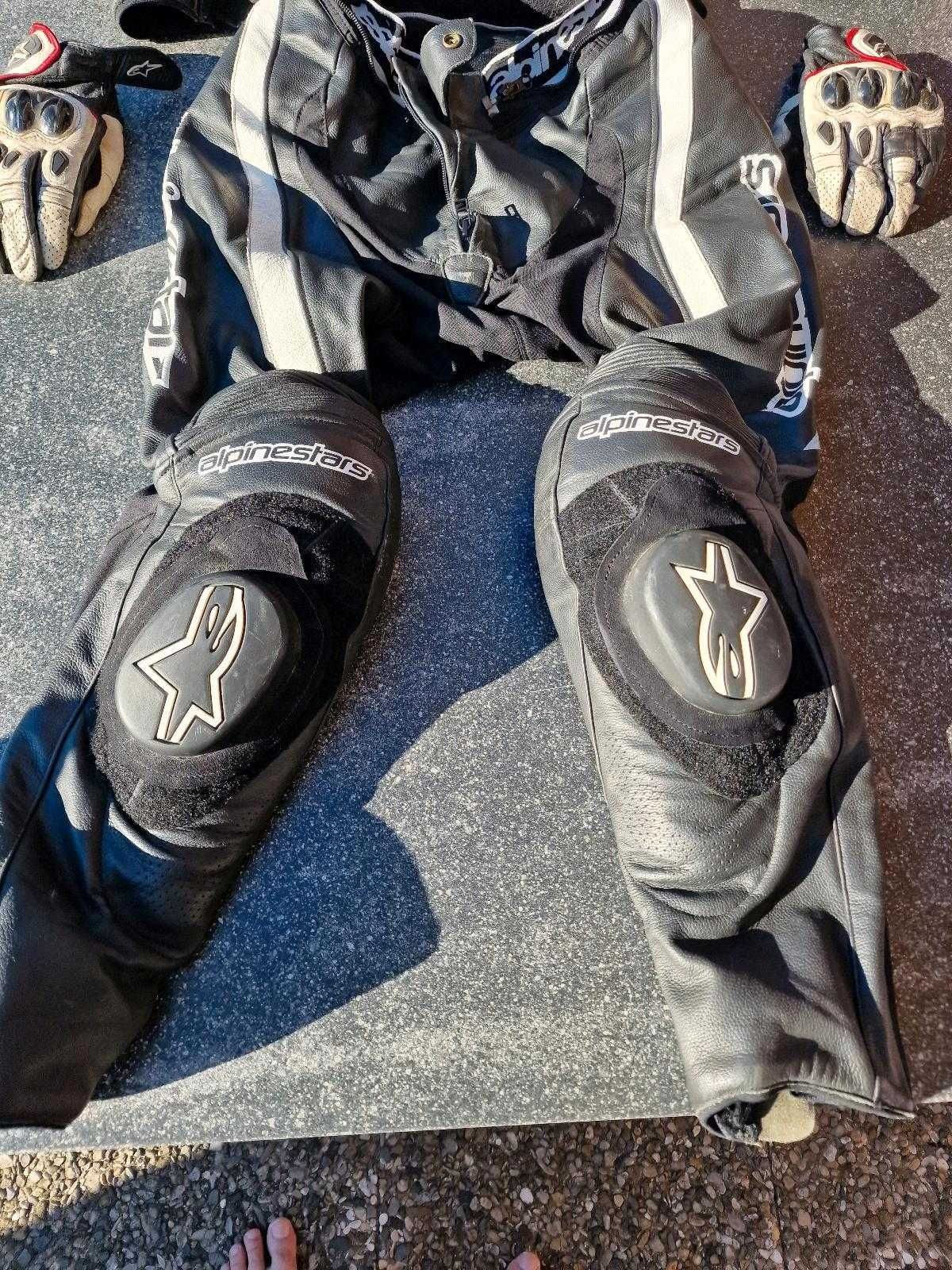 Pantaloni moto piele Alpinestars 46 / 48 / 50 / 52 / 54
