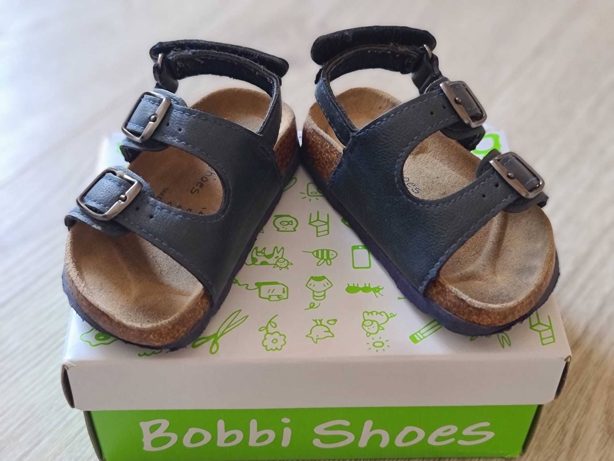 Sandale din piele Bobbi Shoes pentru bebelusi, nr. 21