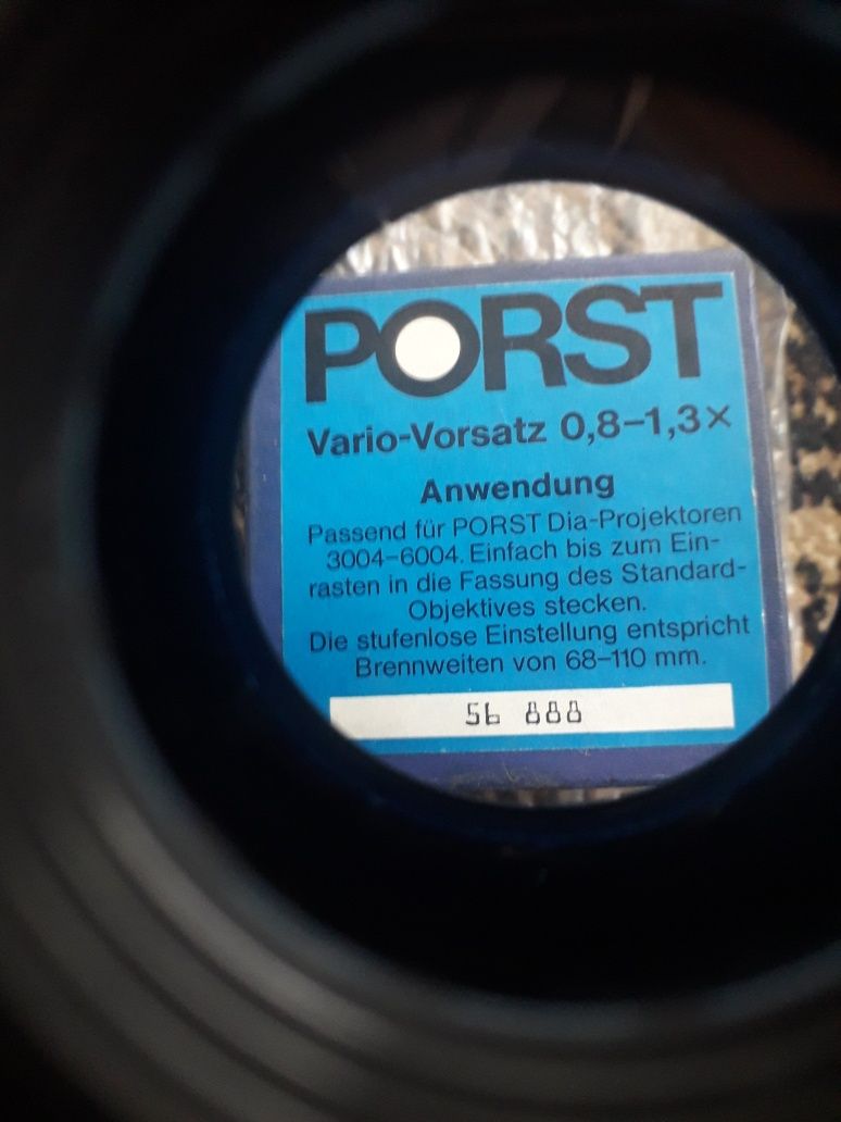 Porst  Vario- Vorsatz,  0,8- 1,3 x nou, camera