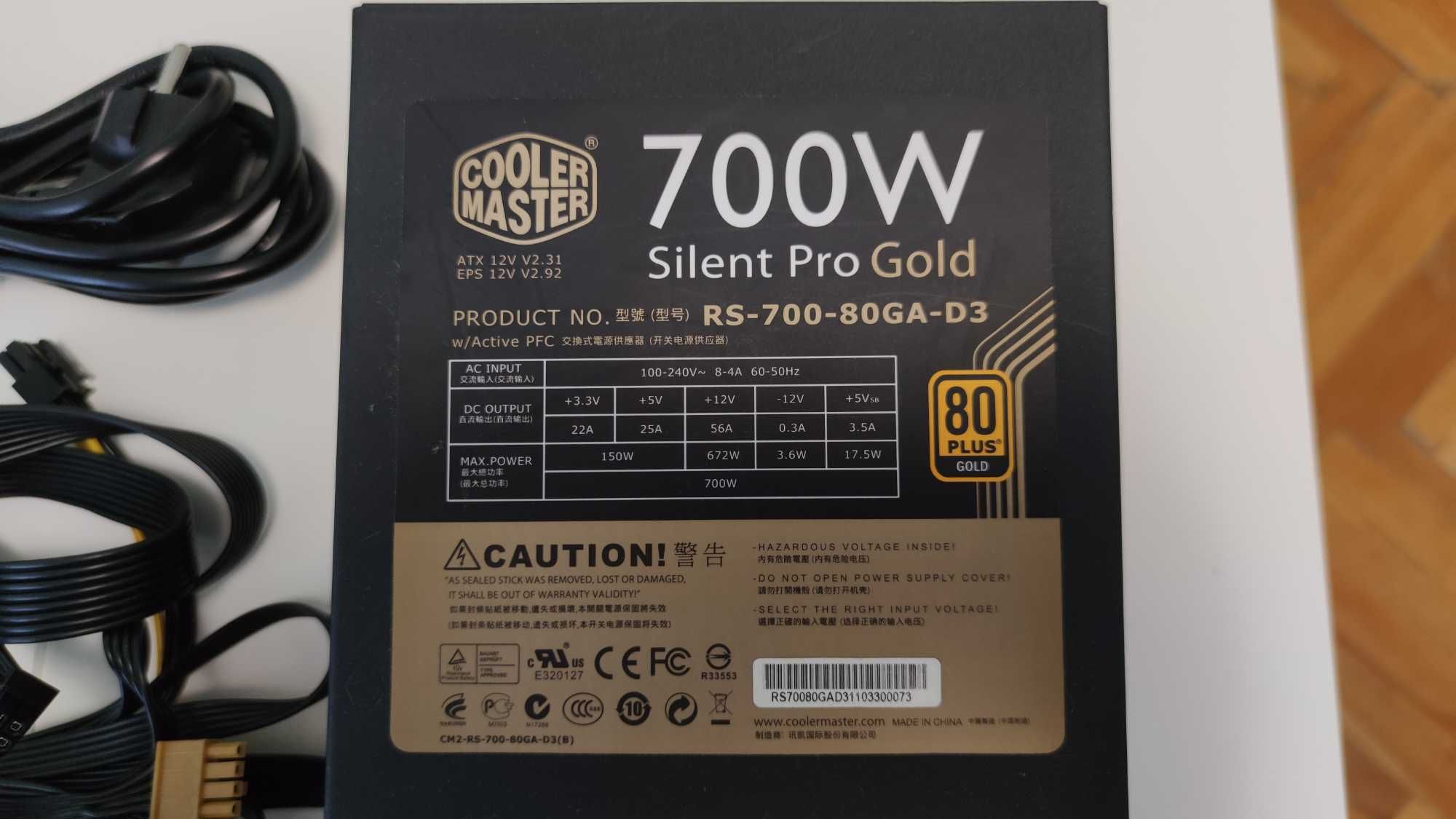 [VAND] Sursa Cooler Master - Silent PRO Gold 700W