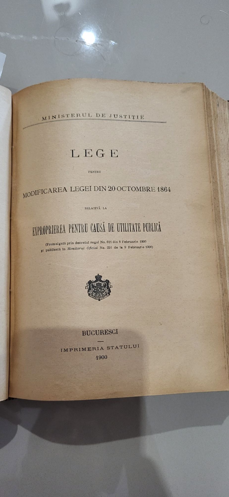 Culegere de legi 1864