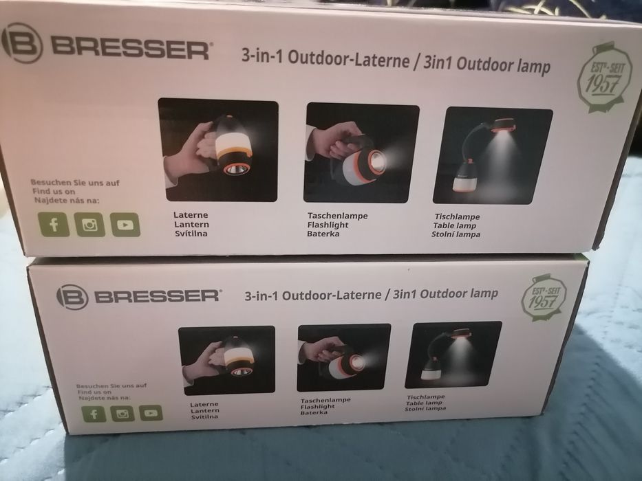 Фенер за къмпинг Bresser 3 в 1