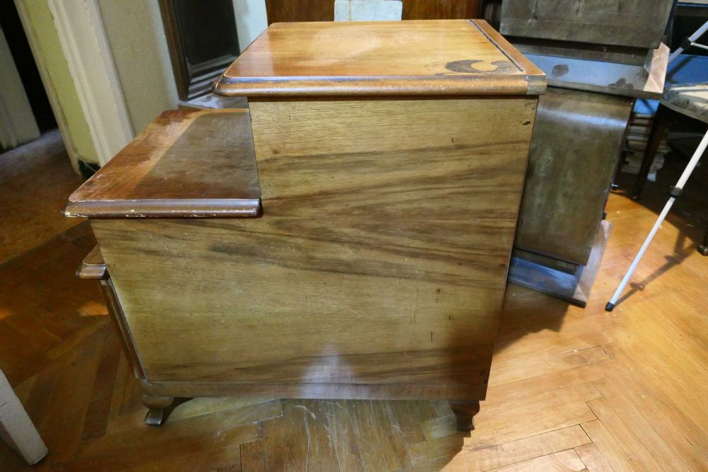 Noptiere Lemn Masiv Cu sertar si 2 usi compartimente Vintage Retro