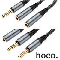 Hoco UPA21 Аудиокабель-адаптер для штекера 3,5 мм и гнезда 2*3,5мм