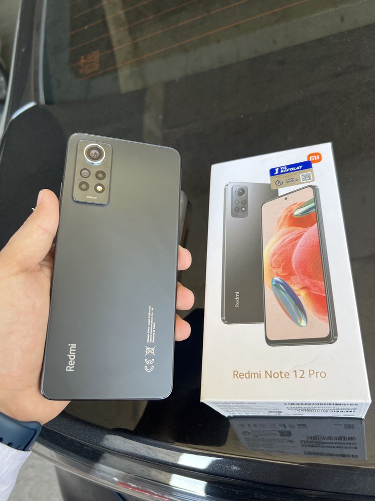 Смартфон Xiaomi Redmi Note 12 Pro 8/256 ГБ, Глобал, Серый.