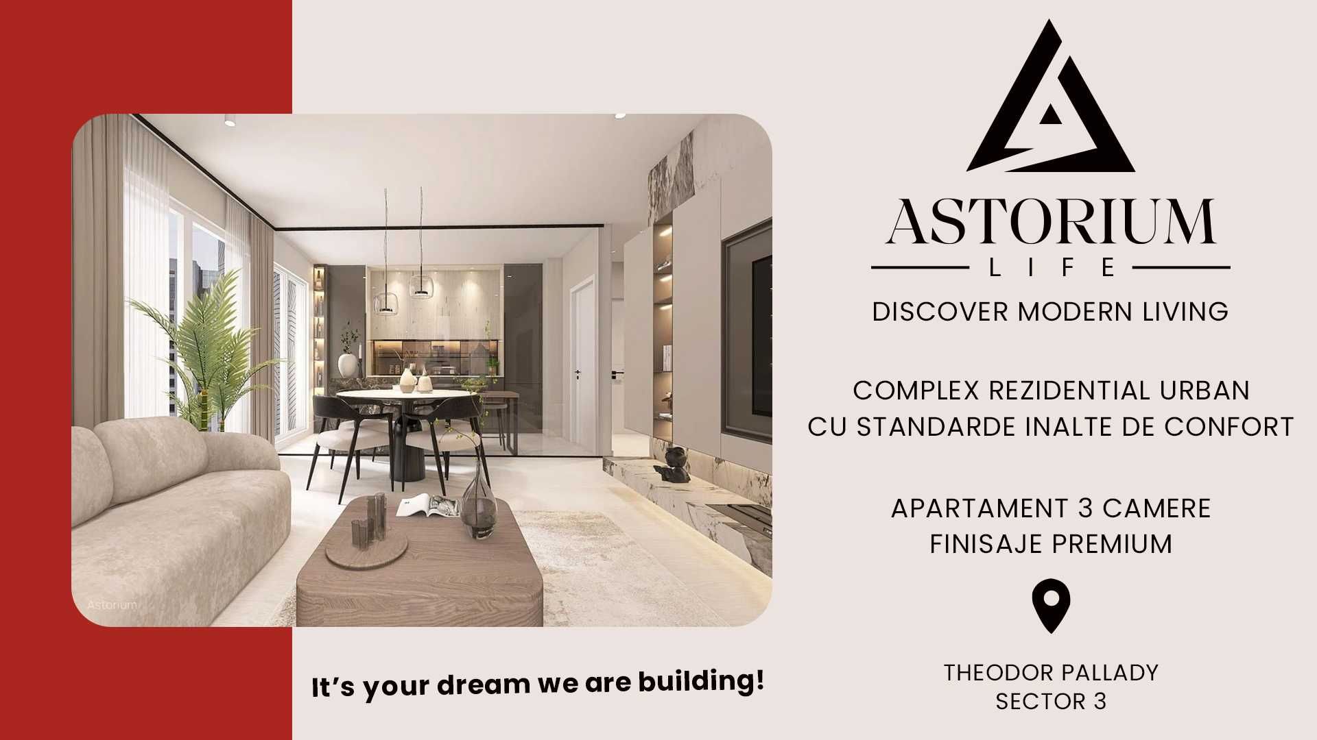 Apartament 3 Camere în Ansamblu Rezidențial Nou Comision 0%