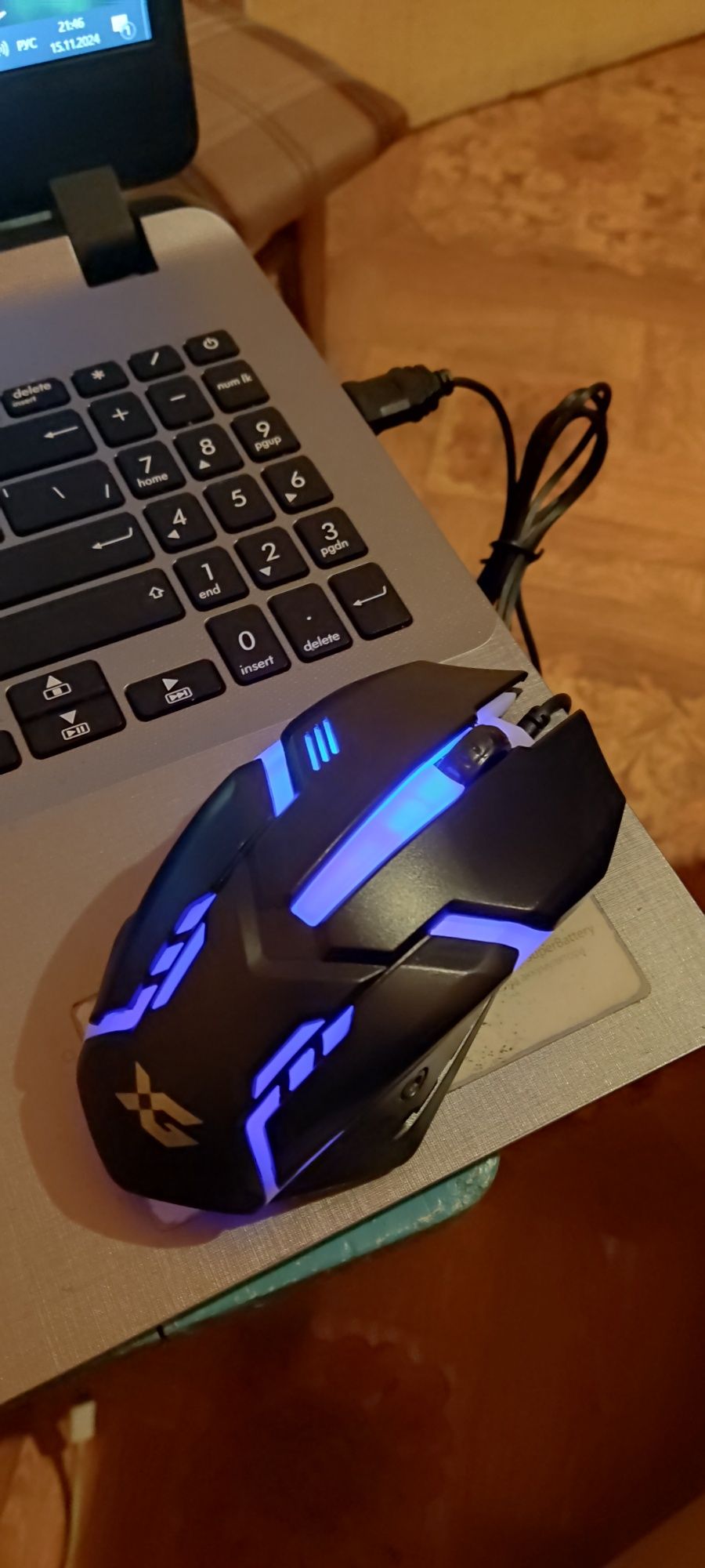 Мышь X-Game XM-770OUB черный, игровая мышка