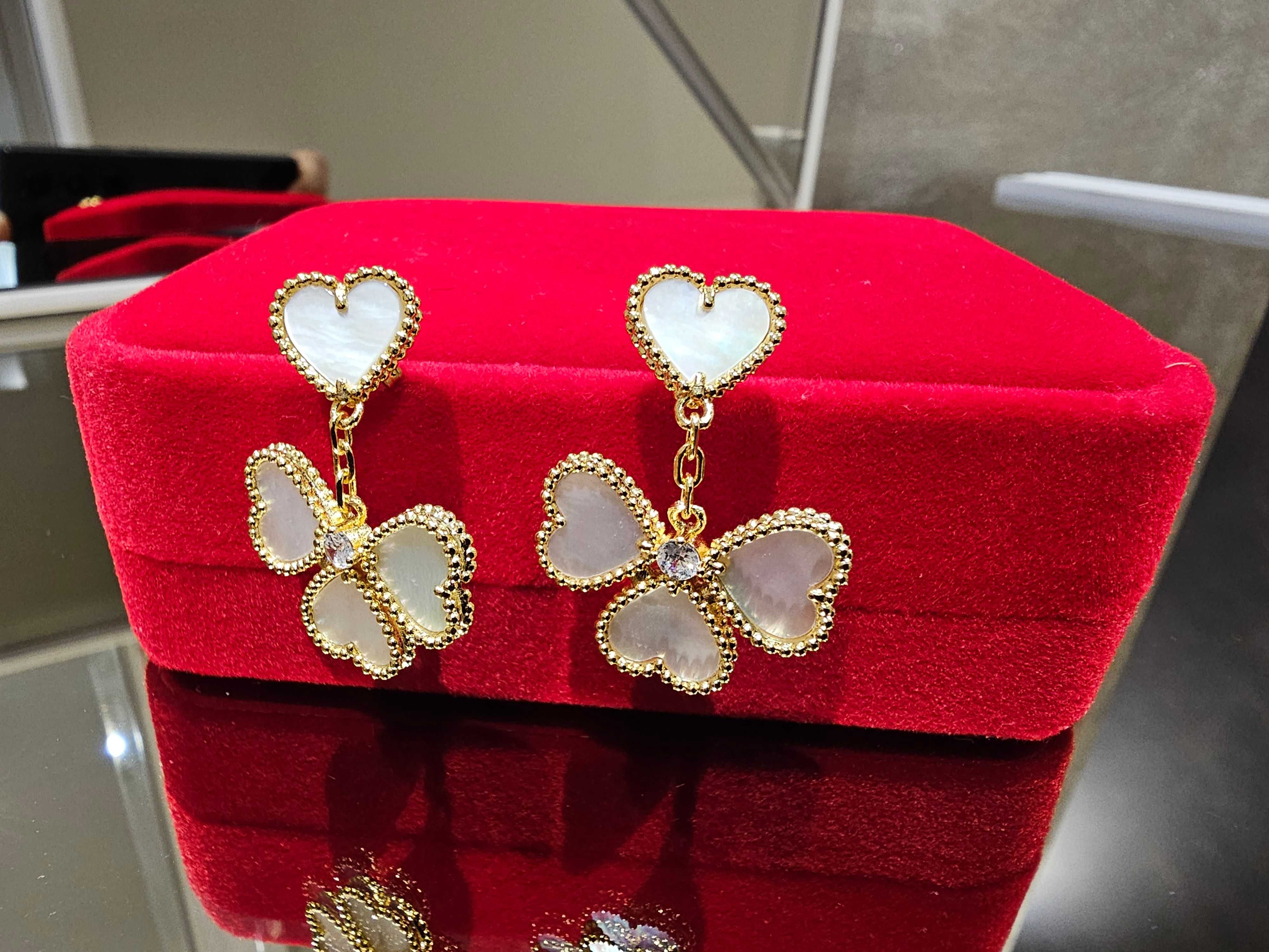 Van Cleef & Arpels VCA Heart Sweet Alhambra Effeuillage Дамски Обеци