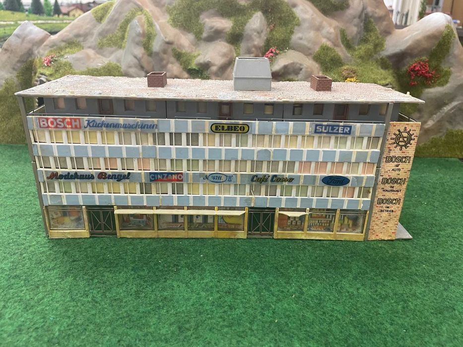 Сгради къщи за макет на влак диорама пост H0 1:87 ЖП моделизъм