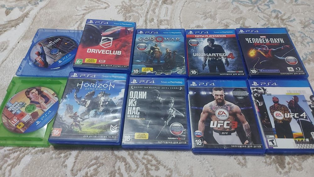 Игры на пс4 в хорошем состоянии