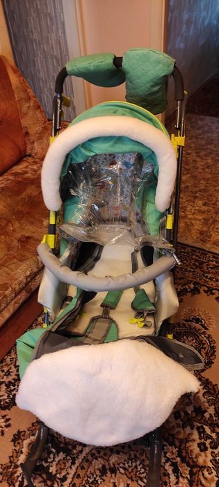 Продаю детскую коляску-санки в идеальном состоянии