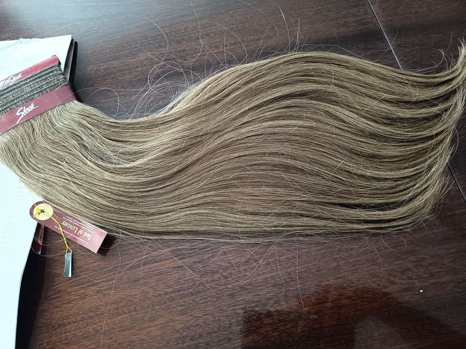 100%Индйска коса 100гр.50см.