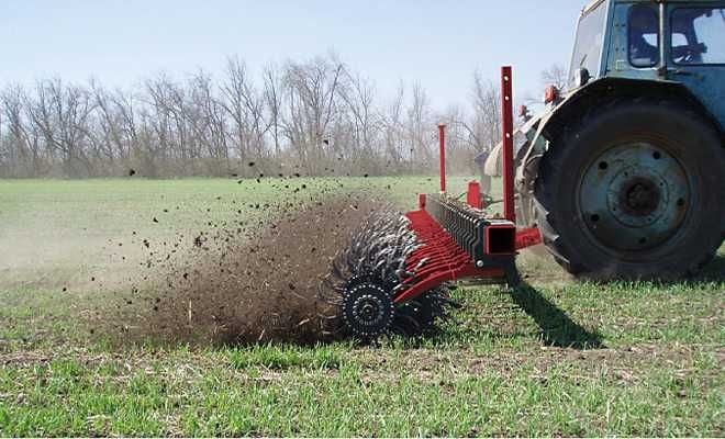 Борона Мотыга ротационная 5.6 метра складная