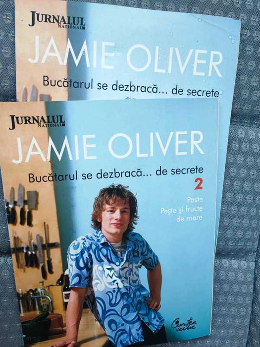 Set 15 volume Jamie Oliver–Bucătarul se dezbracă de secrete super preț
