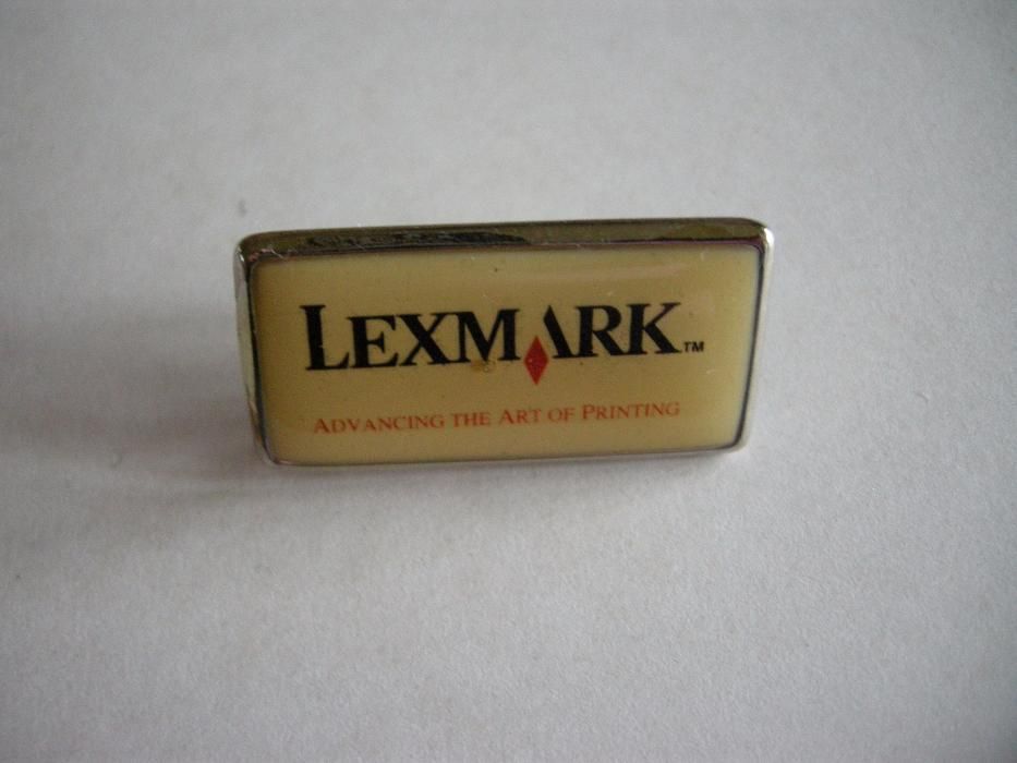 Значка юбилейна IBM и значка Lexmark