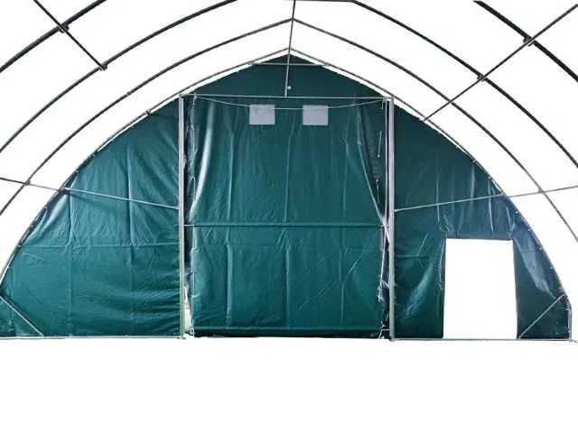9x12 m Hala Semirotunda GOTICA - 90m2 - verde GM