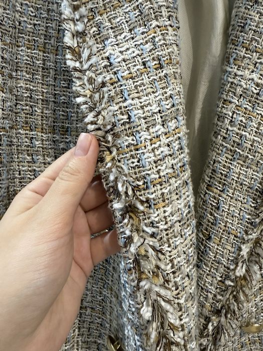 Пиджак твидовый