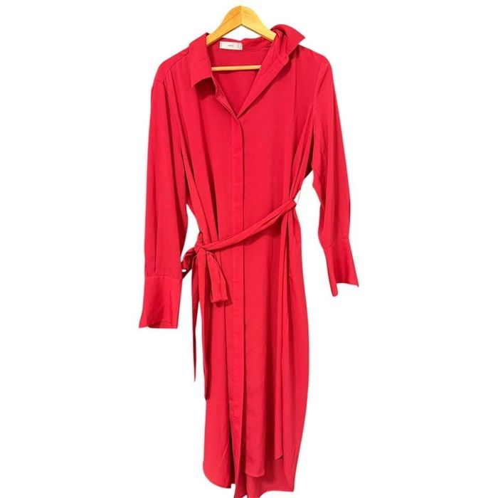 Червена рокля MANGO