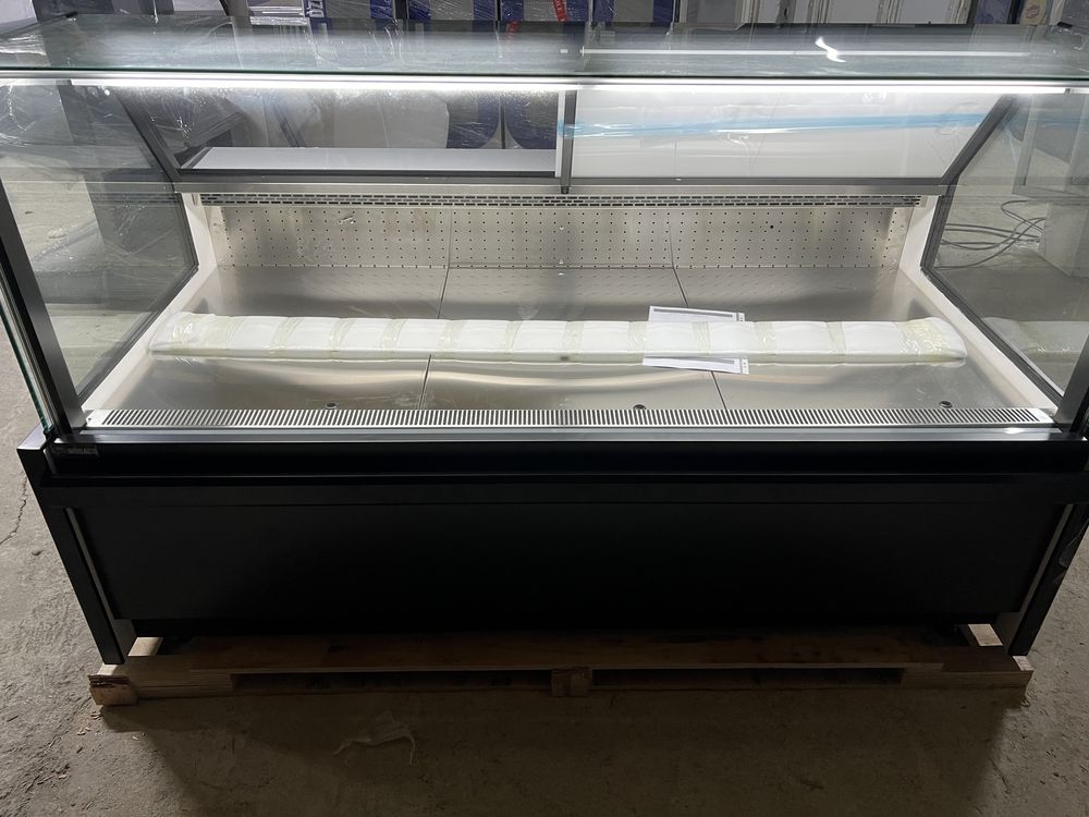 Vitrina frigorifica orizontala asistata/INOX/Usor ventilata/NOU