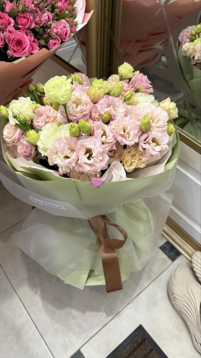 цветы букет получили только что