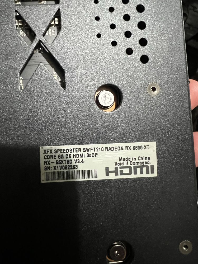 Placa video XFX RX 6600 XT 8 GB