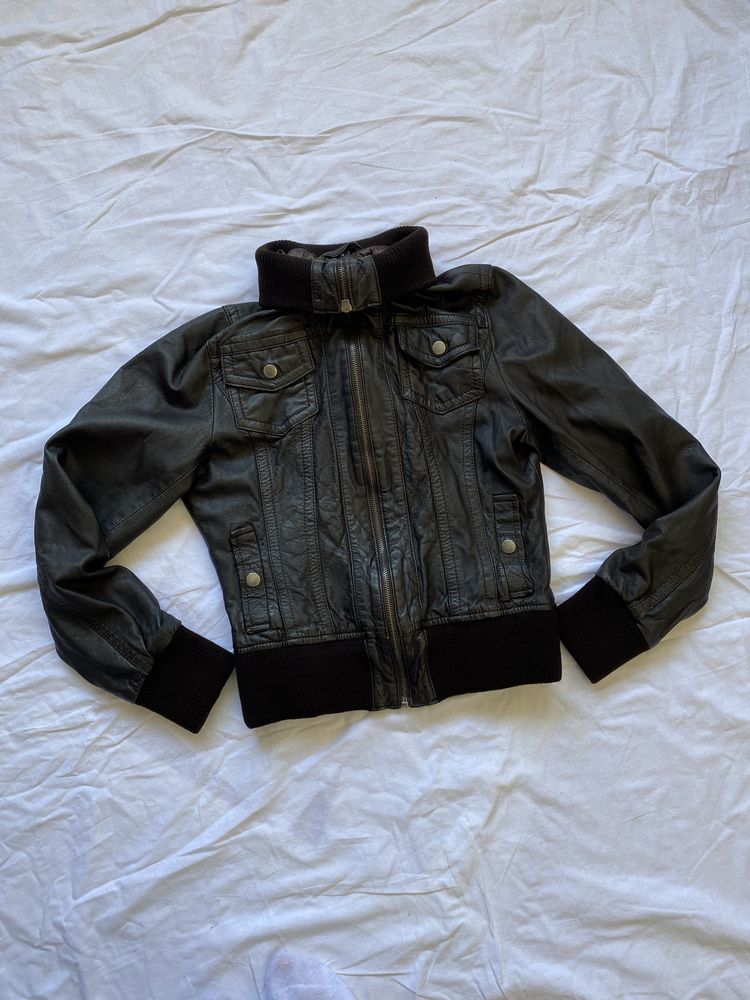 Gipsy by mauritius geaca de piele naturala (nu nike, stussy, adidas)
