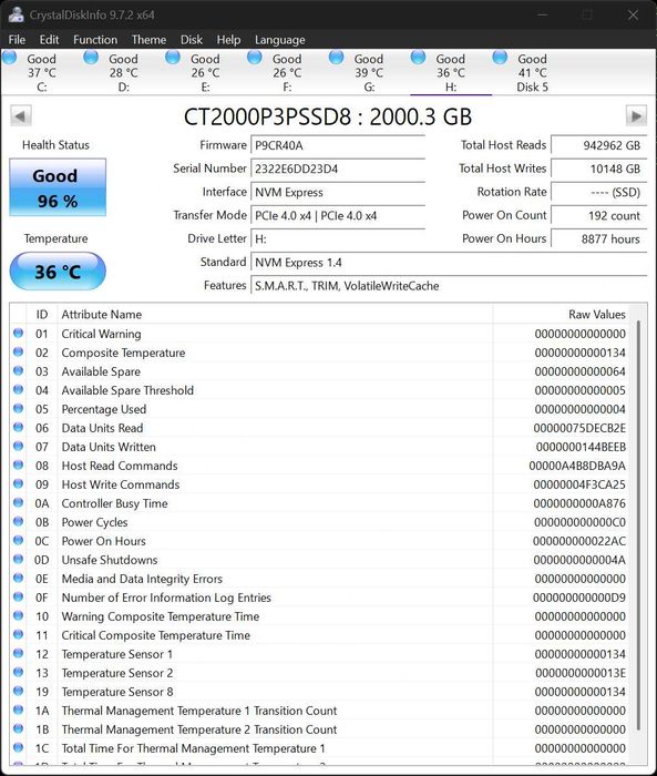 SSD Crucial P3 Plus 2TB PCI Express 4.0 x4 M.2 2280