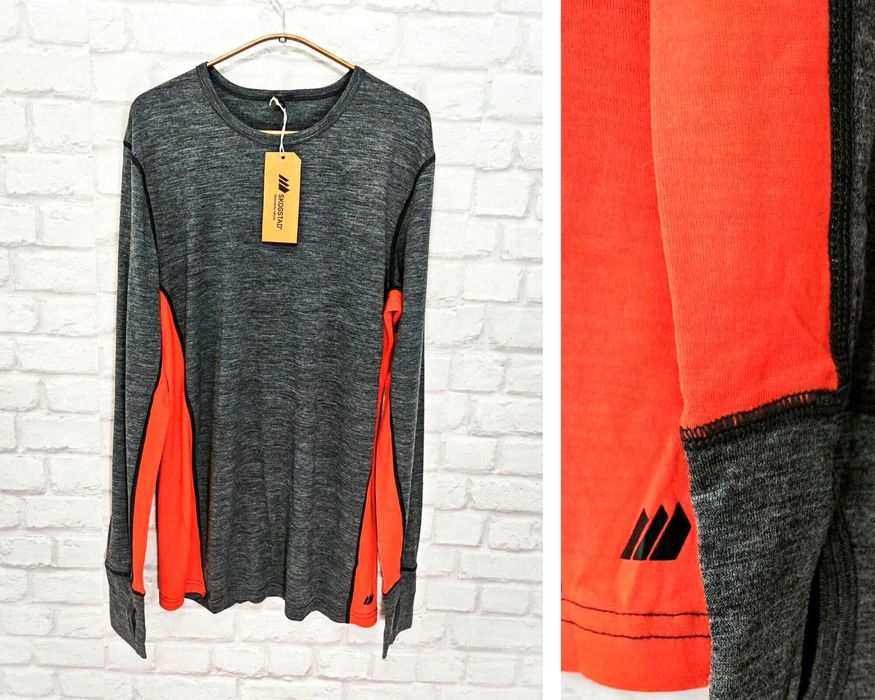 Skogstad 100% Мериносова вълна мъжка фланелка размер XL  НОВО