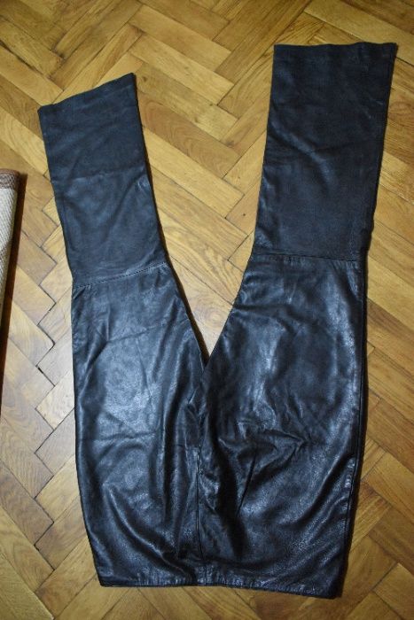 Pantaloni dama din piele
