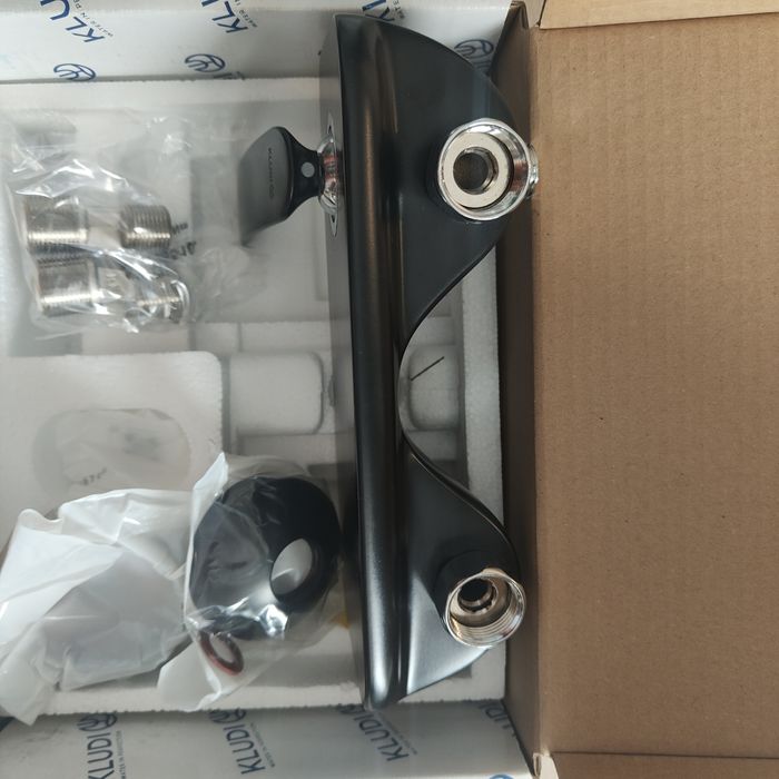 Baterie duș, Kludi Balance negru mat