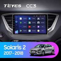 Штатное автомагнитола Teyes CC3 Hyunday Solaris 2018