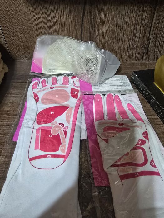 Set reflexologie plus banda pentru ochi cu gel