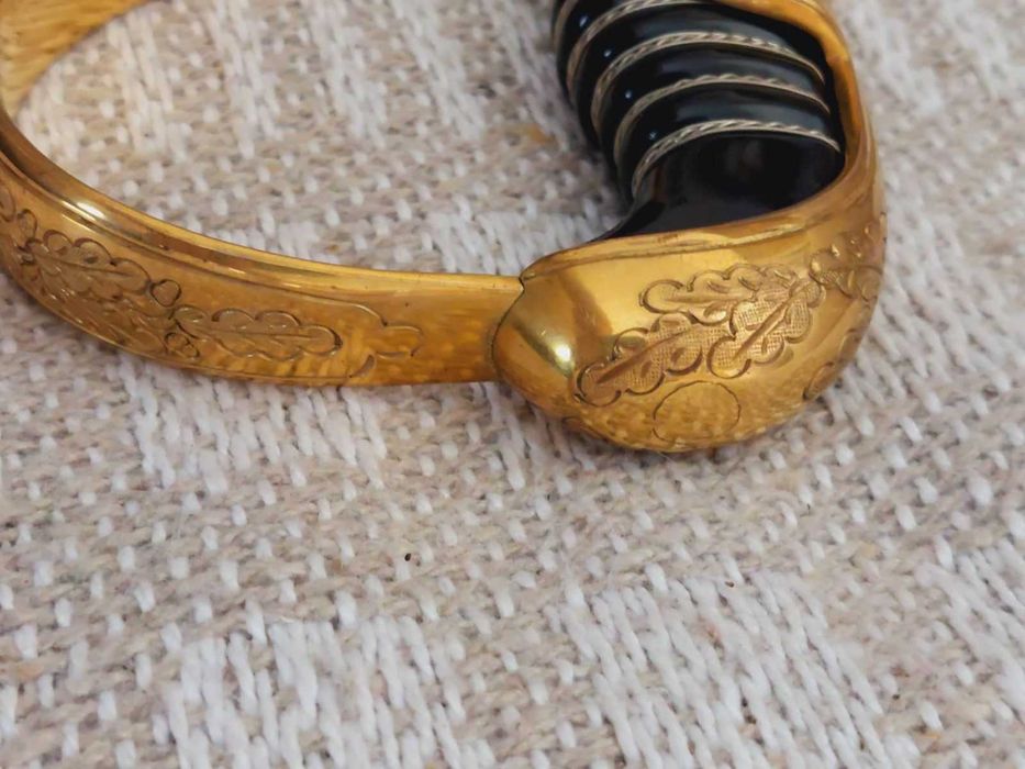 Парадна нем. сабя-Вермахт 1933-34год.позлатена  ръкохватка,като нова