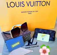 Ochelari de soare Louis Vuitton,cutie,lavetica,toc inclus