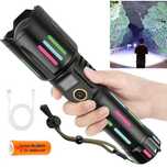 Lanterna profesionala 6500 lm, baterie 26650mah, Zoom, incarcare USB C