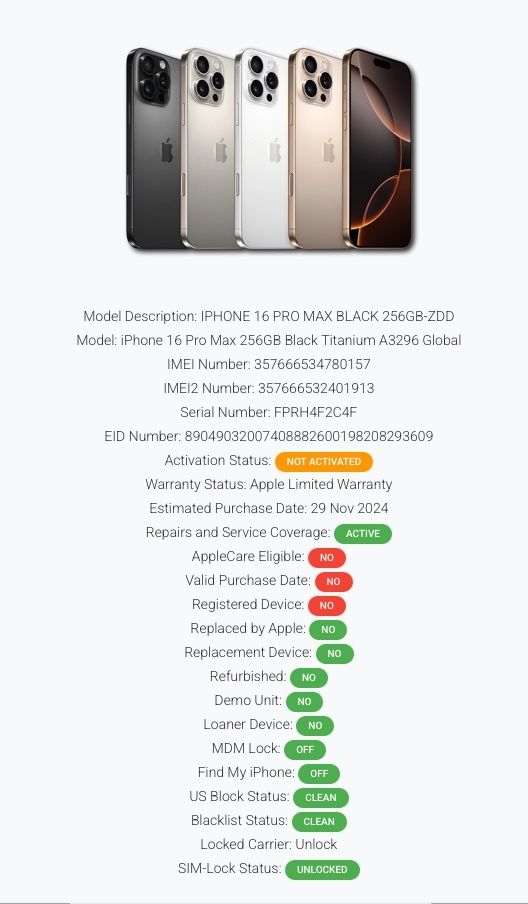 Iphone 16 Pro Max Black Sigilat-Neverlocked