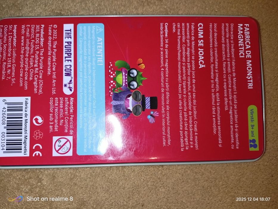 Joc magnetic pentru calatorii